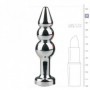 Fallo anale in metallo dilatatore con pietra tappo anal plug butt stimolatore