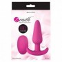 Vibratore anale in silicone realistico ricaricabile anal plug butt fallo vibrante