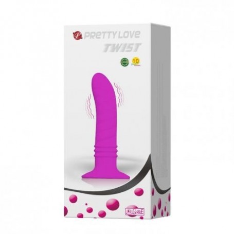 Vibratore con ventosa stimolatore prostata fallo anale in silicone vibrante sexy