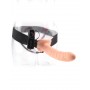 Vibratore strap on dildo indossabile fallo vibrante vaginale anale realistico