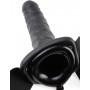Vibratore realistico strap on Fallo indossabile vibrante vaginale dildo anale