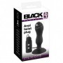 Plug anale vibrante in silicone con ventosa vibratore nero anal butt sextoy black