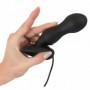 Plug anale vibrante in silicone con ventosa vibratore nero anal butt sextoy black