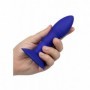 Plug anale in silicone ricaricabile stimolatore prostata con ventosa vibratore