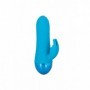 Mini vibratore rabbit in silicone ricaricabile fallo stimolatore clitoride dildo