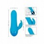 Mini vibratore rabbit in silicone ricaricabile fallo stimolatore clitoride dildo