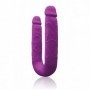 Fallo realistico doppio dildo vaginale anale pene finto impermeabile in silicone