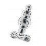 Fallo anale in vetro stimolatore anal butt plug dilatatore glass stimolatore sex