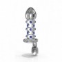 Fallo vaginale glass pene finto anale mini dildo in vetro sextoys anal plug butt