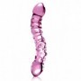 Fallo doppio in vetro dildo vaginale anale pene finto glass stimolatore sex toys