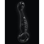 Fallo anale in vetro anal butt plug dildo dilatatore glass stimolatore sexy nero