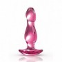 fallo anal Plug butt in vetro dilatatore glass trasparente dildo tappo anale sex