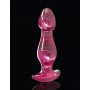 fallo anal Plug butt in vetro dilatatore glass trasparente dildo tappo anale sex