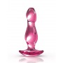 fallo anal Plug butt in vetro dilatatore glass trasparente dildo tappo anale sex