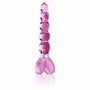 Fallo in vetro dildo a sfere glass stimolatore massaggiatore punto G e prostata