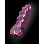 Fallo in vetro dildo a sfere glass stimolatore massaggiatore punto G e prostata