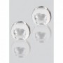 Palline vaginali in vetro stimolatore glass balls trasparente massaggiatore sexy