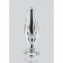 Plug anale in vetro trasparente stimolatore tappo anal butt fallo glass sex toys