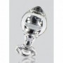 Plug anale trasparente in vetro tappo stimolatore fallo anal butt glass sex toys