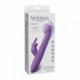 Vibratore rabbit fallo stimolatore vaginale e clitoride in silicone riscaldante