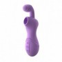 Succhia clitoride stimolatore vaginale doppio vibratore anale in silicone sextoy