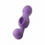 Succhia clitoride stimolatore vaginale doppio vibratore anale in silicone sextoy