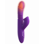 Vibratore vaginale rabbit in silicone riscaldante ricaricabile stimola clitoride
