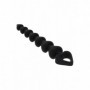 Fallo anale in silicone nero a sfere dildo anal butt plug palline black sex toys