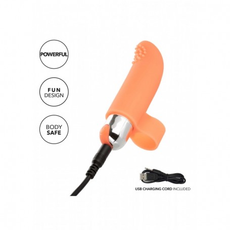 Vibratore vaginale stimolatore per clitoride da dito mini fallo vibrante ricaricabile