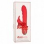 Vibratore vaginale doppio in silicone rabbit ricaricabile stimolatore clitoride