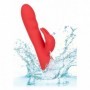 Vibratore vaginale doppio in silicone rabbit ricaricabile stimolatore clitoride