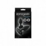 fallo anale plug dildo in silicone fallo vibratore nero realistico anal butt