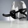 Fallo indossabile nero strap on dildo vaginale anale fallo pene finto realistico