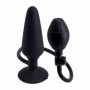 Fallo plug anale fallo dildo nero gonfiabile butt plug in silicone realistico