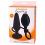 Fallo plug anale fallo dildo nero gonfiabile butt plug in silicone realistico