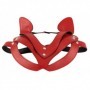 Maschera donna sexy sadomaso catwoman mascherina rossa bondage gatta fetish red