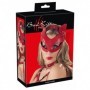 Maschera donna sexy sadomaso catwoman mascherina rossa bondage gatta fetish red