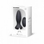 Vibratore Anal plug fallo in silicone nero wireless ricaricabile dilatatore sex