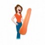 Dildo gonfiabile enorme pene finto MAXI scherzo divertente per addio al nubilato