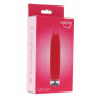 vibratore stimolatore vaginale dildo vibrante rosso in silicone ricaricabile red