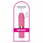 fallo rosa realistico dildo sessuale vaginale anale sexy toys pink impermeabile