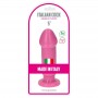 fallo dildo con ventosa rosa vaginale anale stimolazione uomo e donna morbido