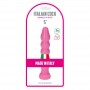 plug anale rosa con ventosa dildo stimolatore uomo donna impermeabile pink anal