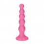 dildo a sfere plug anale rosa dilatatore stimolatore ano con ventosa anal pink