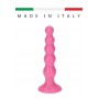 dildo a sfere plug anale rosa dilatatore stimolatore ano con ventosa anal pink