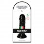 dildo nero realistico stimolatore vaginale anale fallo pene finto reale black