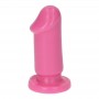 piccolo fallo rosa con ventosa dildo mini vaginale anale per uomo e donna pink