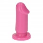 piccolo fallo rosa con ventosa dildo mini vaginale anale per uomo e donna pink