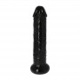 dildo realistico con ventosa nero pene finto morbido maxi fallo grande black