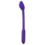 vibratore in silicone vaginale stimolatore punto g a e clitoride per donna